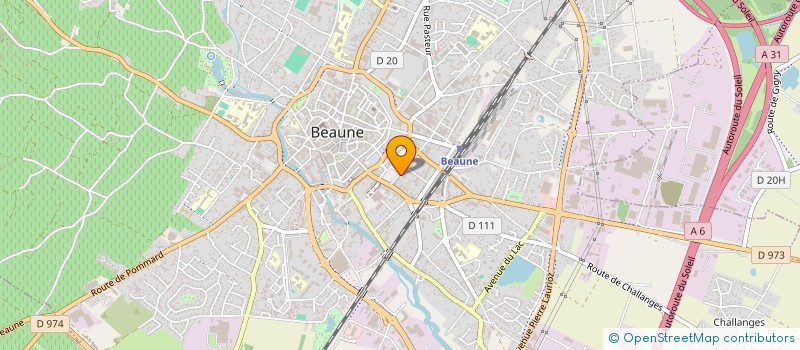 localisation de l'entreprise MADAME CATHERINE VERGNORY  BEAUNE