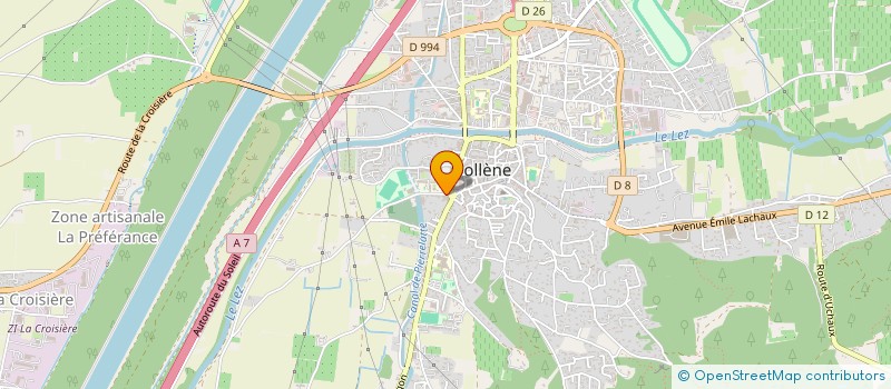 localisation de l'entreprise MADAME CATHERINE VERNOIS  BOLLENE