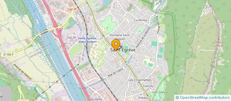 localisation de l'entreprise MADAME CATHERINE VERNY à SAINT-EGREVE