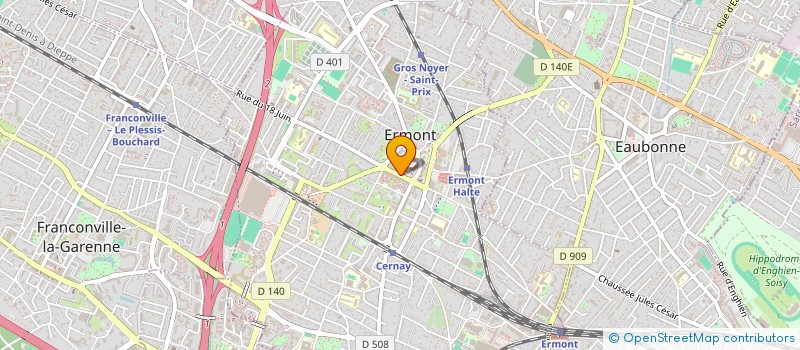 localisation de l'entreprise MADAME CATHERINE VERON  ERMONT