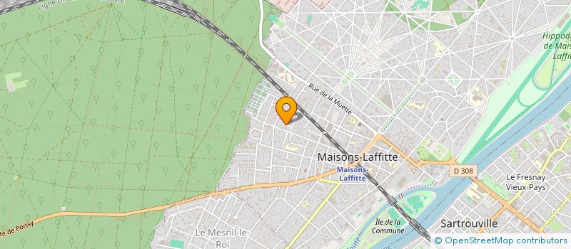 localisation de l'entreprise MADAME CATHERINE VERVAECKE à MAISONS-LAFFITTE