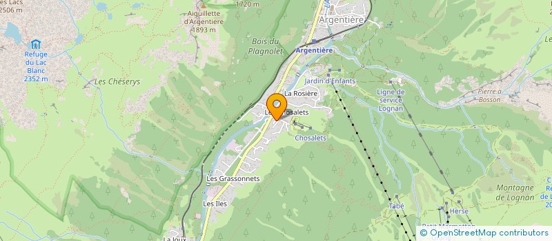 localisation de l'entreprise MADAME CATHERINE VESEY  CHAMONIX MONT BLANC