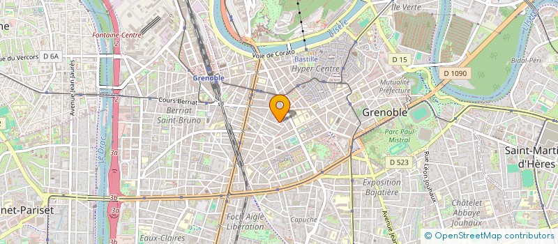 localisation de l'entreprise MADAME CATHERINE VEYCLET à GRENOBLE