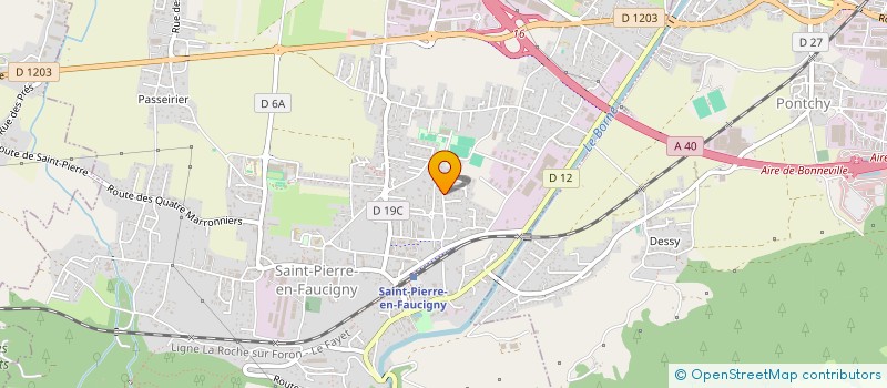 localisation de l'entreprise MADAME CATHERINE VEYRAT DE LACHENAL  SAINT-PIERRE-EN-FAUCIGNY