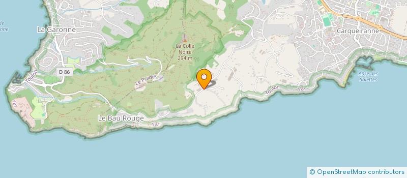 localisation de l'entreprise MADAME CATHERINE VIALE  CARQUEIRANNE