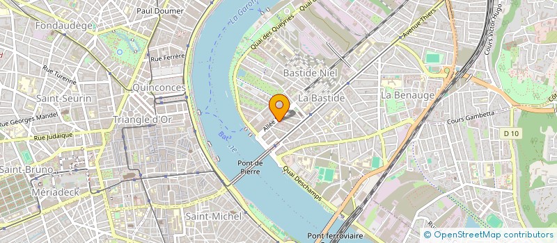 localisation de l'entreprise MADAME CATHERINE VIAUD  BORDEAUX