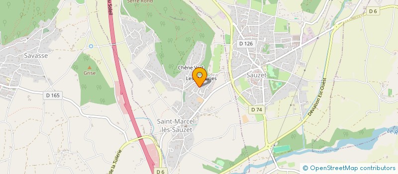 localisation de l'entreprise MADAME CATHERINE VICENTE  SAINT-MARCEL-LES-SAUZET