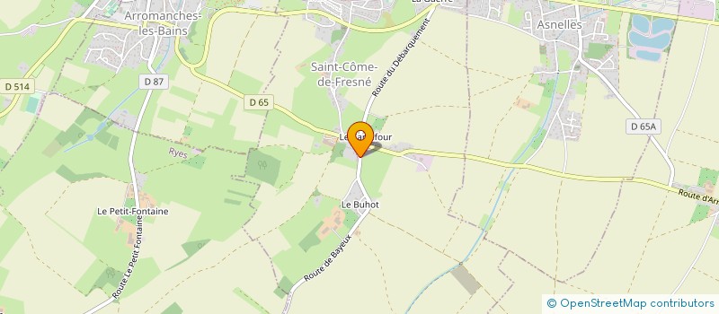 localisation de l'entreprise MADAME CATHERINE VICTOR  SAINT-COME-DE-FRESNE