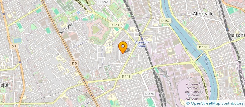 localisation de l'entreprise MADAME CATHERINE VIDAL à VITRY-SUR-SEINE