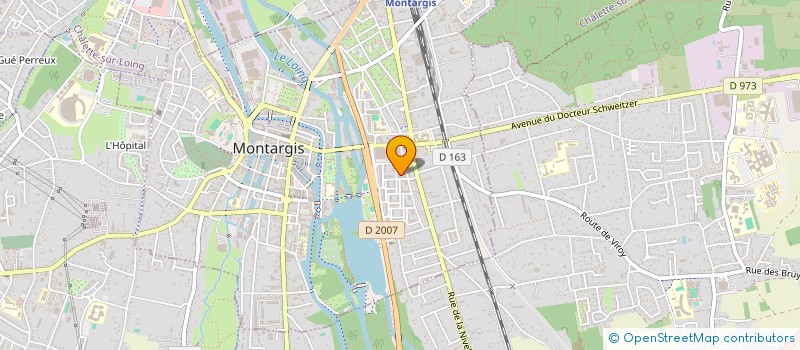 localisation de l'entreprise MADAME CATHERINE VIEGAS  MONTARGIS