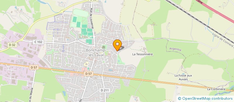 localisation de l'entreprise MADAME CATHERINE VIERS à BONCHAMP-LES-LAVAL