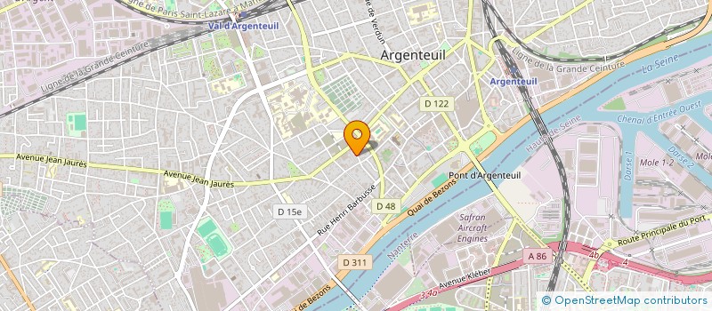 localisation de l'entreprise MADAME CATHERINE VIEU  ARGENTEUIL