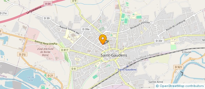 localisation de l'entreprise MADAME CATHERINE VIGIER à SAINT-GAUDENS