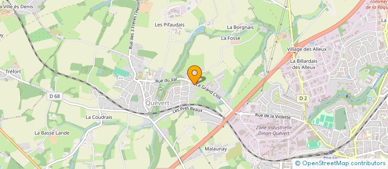 localisation de l'entreprise MADAME CATHERINE VILAIR  QUEVERT