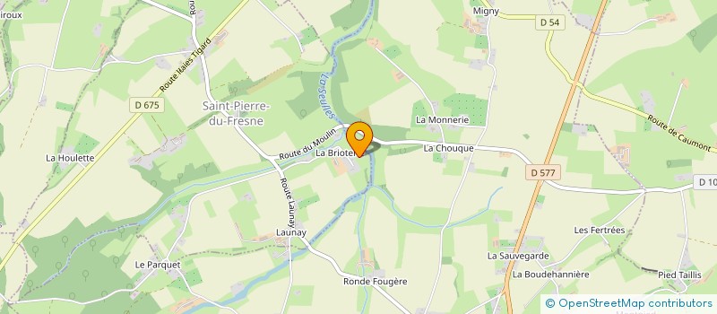 localisation de l'entreprise MADAME CATHERINE VILBOUX  SAINT-PIERRE-DU-FRESNE