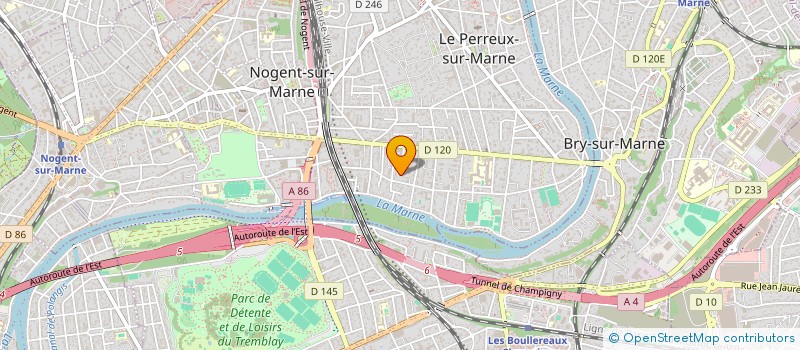 localisation de l'entreprise MADAME CATHERINE VILLAIN à LE PERREUX-SUR-MARNE