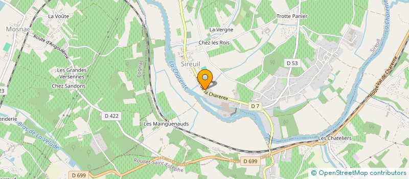 localisation de l'entreprise MADAME CATHERINE VINCENT à SIREUIL