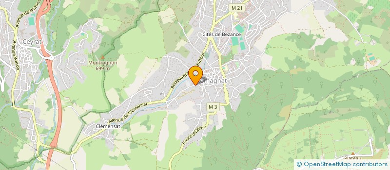 localisation de l'entreprise MADAME CATHERINE VION-DURY à ROMAGNAT