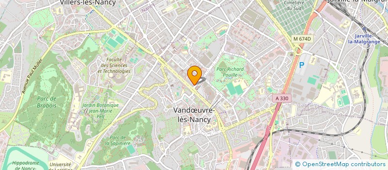 localisation de l'entreprise MADAME CATHERINE VISONA  VANDUVRE-LES-NANCY