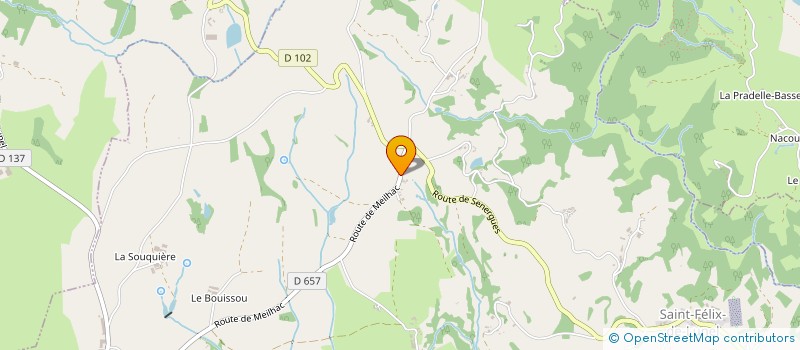 localisation de l'entreprise MADAME CATHERINE VISSEQ  SAINT-FELIX-DE-LUNEL