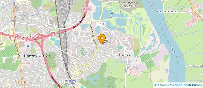 localisation de l'entreprise MADAME CATHERINE VITET  VILLENAVE-D'ORNON