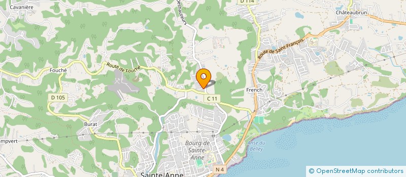 localisation de l'entreprise MADAME CATHERINE VIVES  SAINTE-ANNE