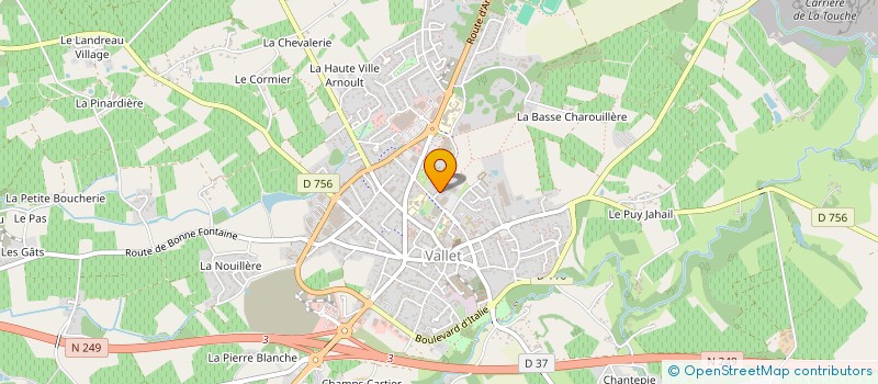 localisation de l'entreprise MADAME CATHERINE VIVIER à VALLET
