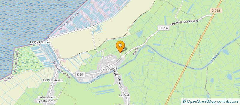 localisation de l'entreprise MADAME CATHERINE VOLET  BOUIN