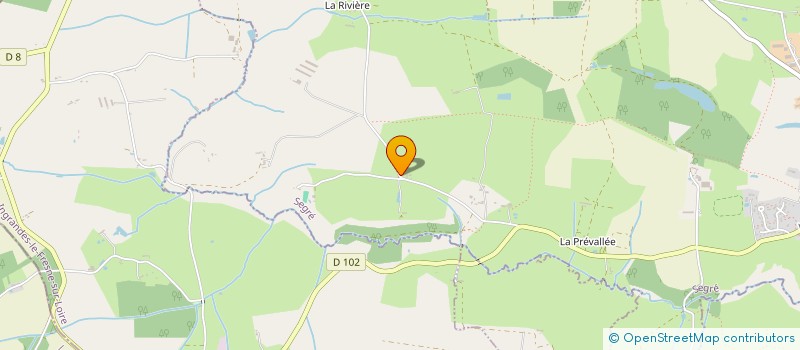 localisation de l'entreprise MADAME CATHERINE VOVARD  VAL D'ERDRE-AUXENCE