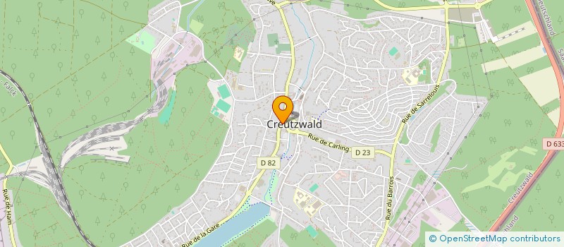 localisation de l'entreprise MADAME CATHERINE WAILLAN  CREUTZWALD