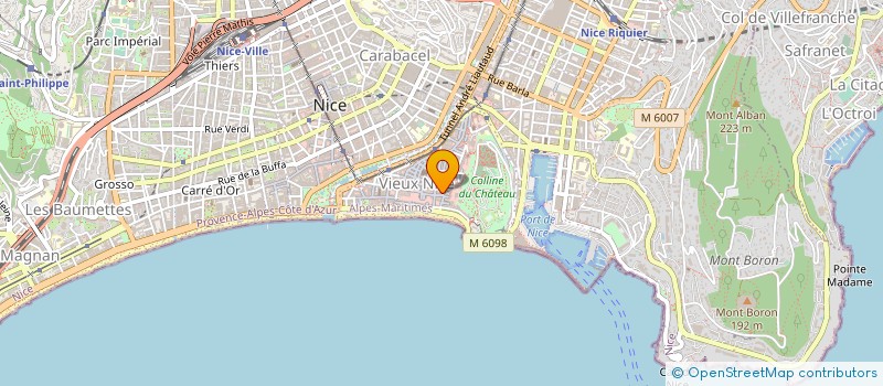 localisation de l'entreprise MADAME CATHERINE WALFARD à NICE