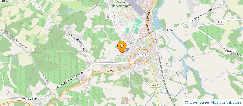 localisation de l'entreprise MADAME CATHERINE WARGNIER  NOGARO