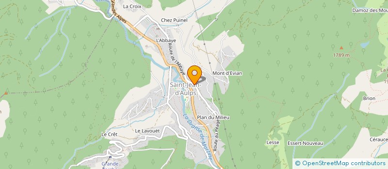 localisation de l'entreprise MADAME CATHERINE WENDLING  SAINT-JEAN-D'AULPS