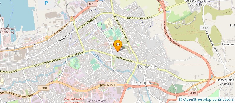 localisation de l'entreprise MADAME CATHERINE WIENCLAW à CHERBOURG-EN-COTENTIN