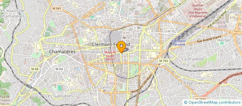 localisation de l'entreprise MADAME CATHERINE WILLOTH  CLERMONT-FERRAND