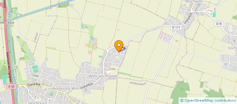 localisation de l'entreprise MADAME CATHERINE WISS  HORBOURG-WIHR