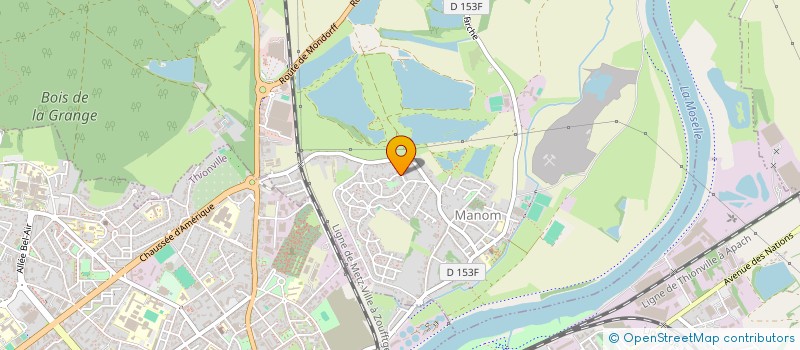 localisation de l'entreprise MADAME CATHERINE WOHMANN  MANOM