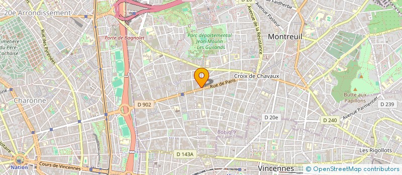 localisation de l'entreprise MADAME CATHERINE WOOJNAROWSKA à MONTREUIL