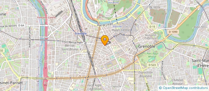 localisation de l'entreprise MADAME CATHERINE WOZNIAK à GRENOBLE