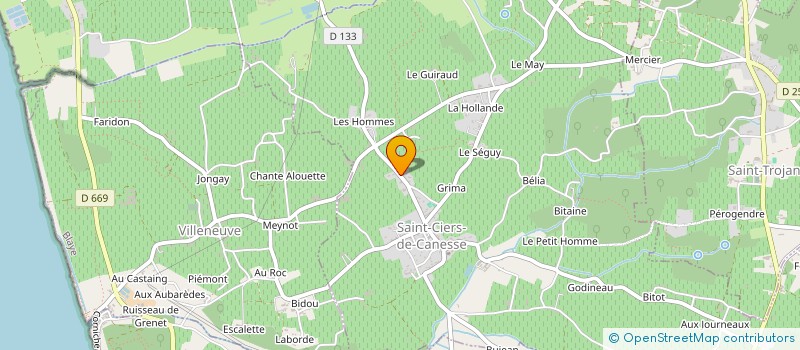 localisation de l'entreprise MADAME CATHERINE WYATT  SAINT-CIERS-DE-CANESSE