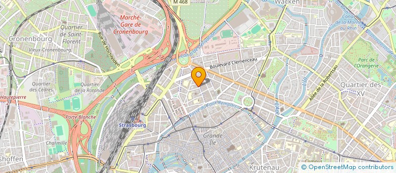 localisation de l'entreprise MADAME CATHERINE ZIMMERMAN à STRASBOURG