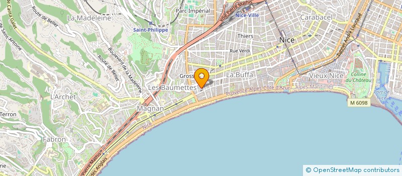 localisation de l'entreprise MADAME CATHERINE ZORITCH à NICE