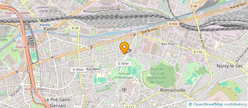localisation de l'entreprise MADAME CATHERINE ZRIHEN à PANTIN