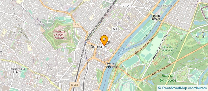 localisation de l'entreprise MADAME CATHERINE ZYNGER à SURESNES