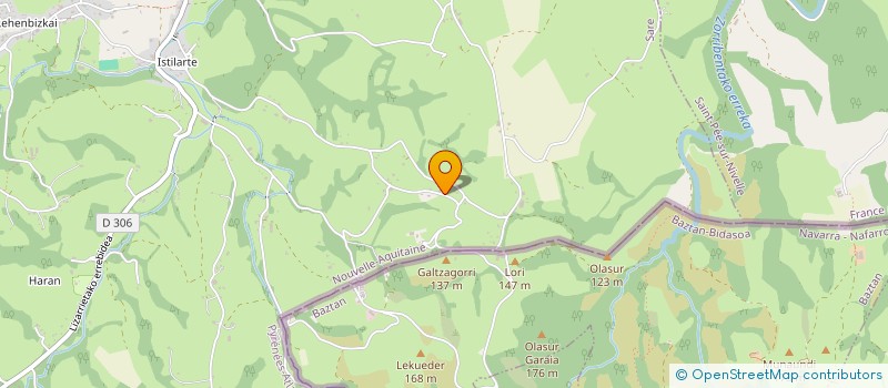 localisation de l'entreprise MADAME CATHERINNE YSSEMBOURG  ASCAIN