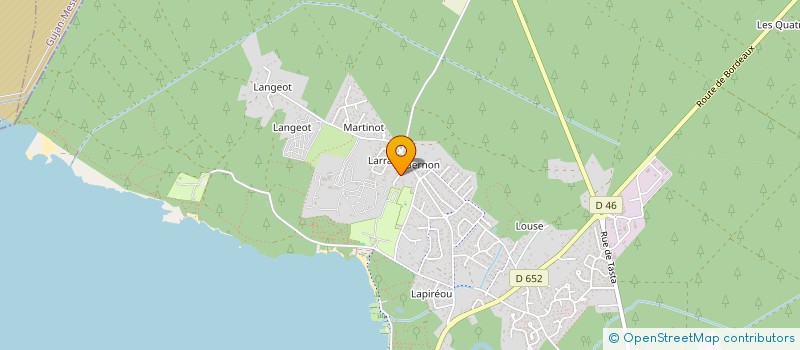 localisation de l'entreprise MADAME CATHERNE DUBOS  SANGUINET