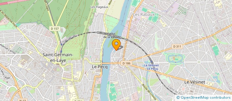 localisation de l'entreprise MADAME CATHIA BENSEGHIR  LE PECQ