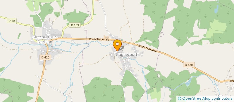 localisation de l'entreprise MADAME CATHIA BOUCTOT  GUGNECOURT