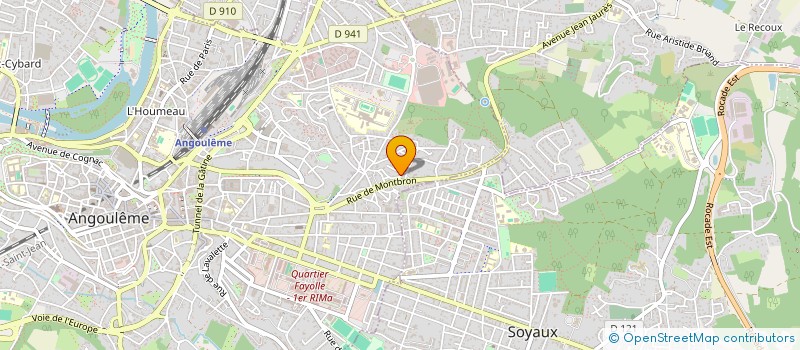 localisation de l'entreprise MADAME CATHIA CHABRE à ANGOULEME