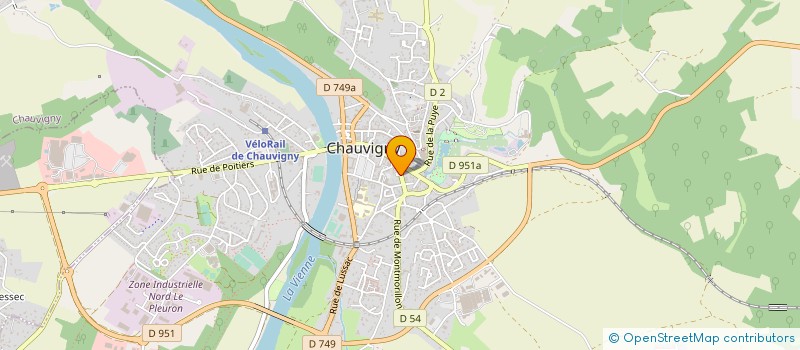 localisation de l'entreprise MADAME CATHIA DOREAU à CHAUVIGNY